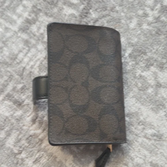 Coach Black and Brown Signature Wallet - Picture 6 of 6